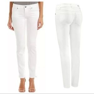 CAbi Slimmie Skinny White‎ Jeans Women’s Sz 2 #5088
